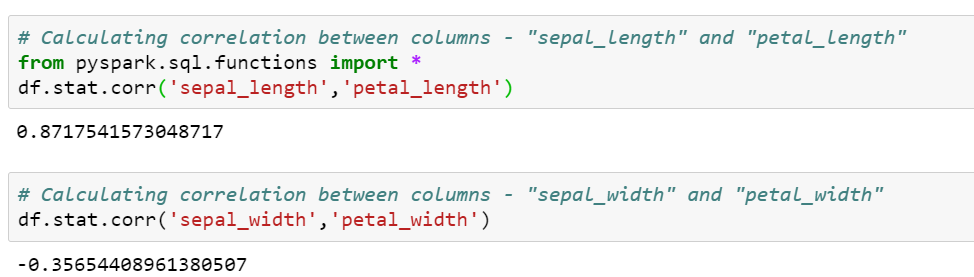 How To Calculate Correlation In Pyspark? - Projectpro