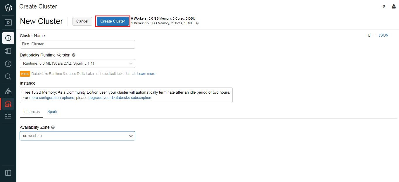 How to Create and Start a Databricks Cluster?