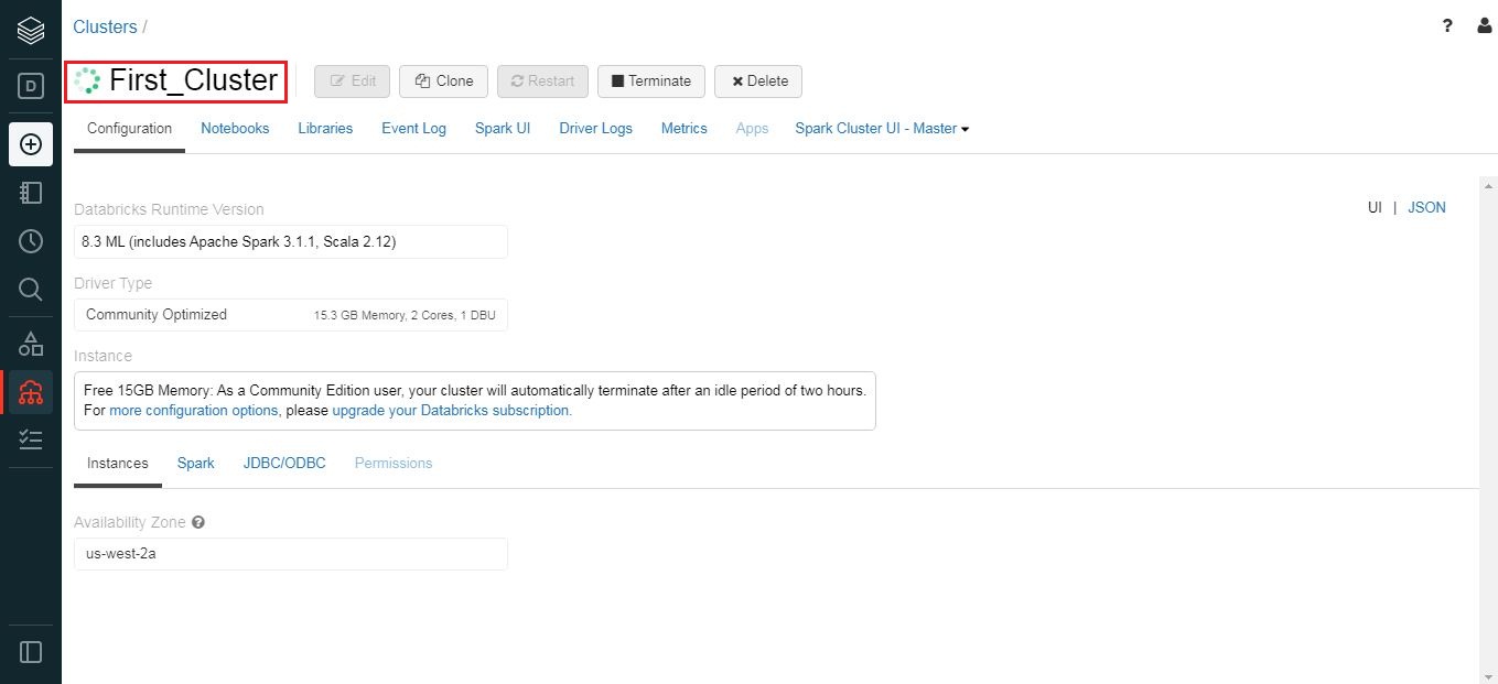 How to Create and Start a Databricks Cluster?