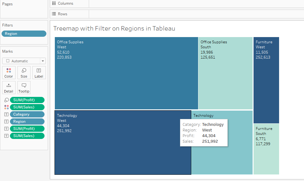 Tableau Treemap - A Practical Guide to Analyze Data